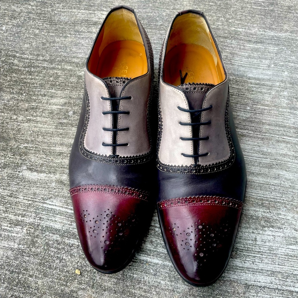 Ace Marks Cap Toe Oxford Antique Sz.11E